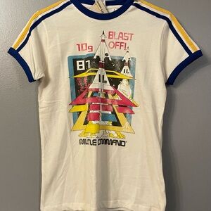 Junk Food Clothing White Space Rocket Tee
